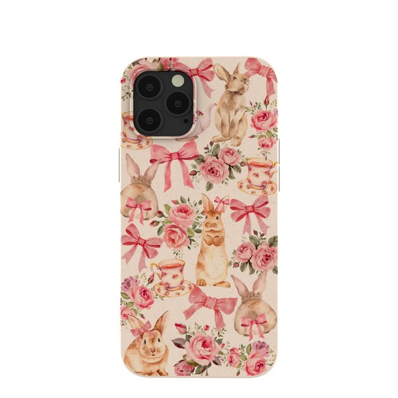Pela Garden Party Bunny Coquette Pink Case - iPhone 12 Pro Max - Picture 1 of 12